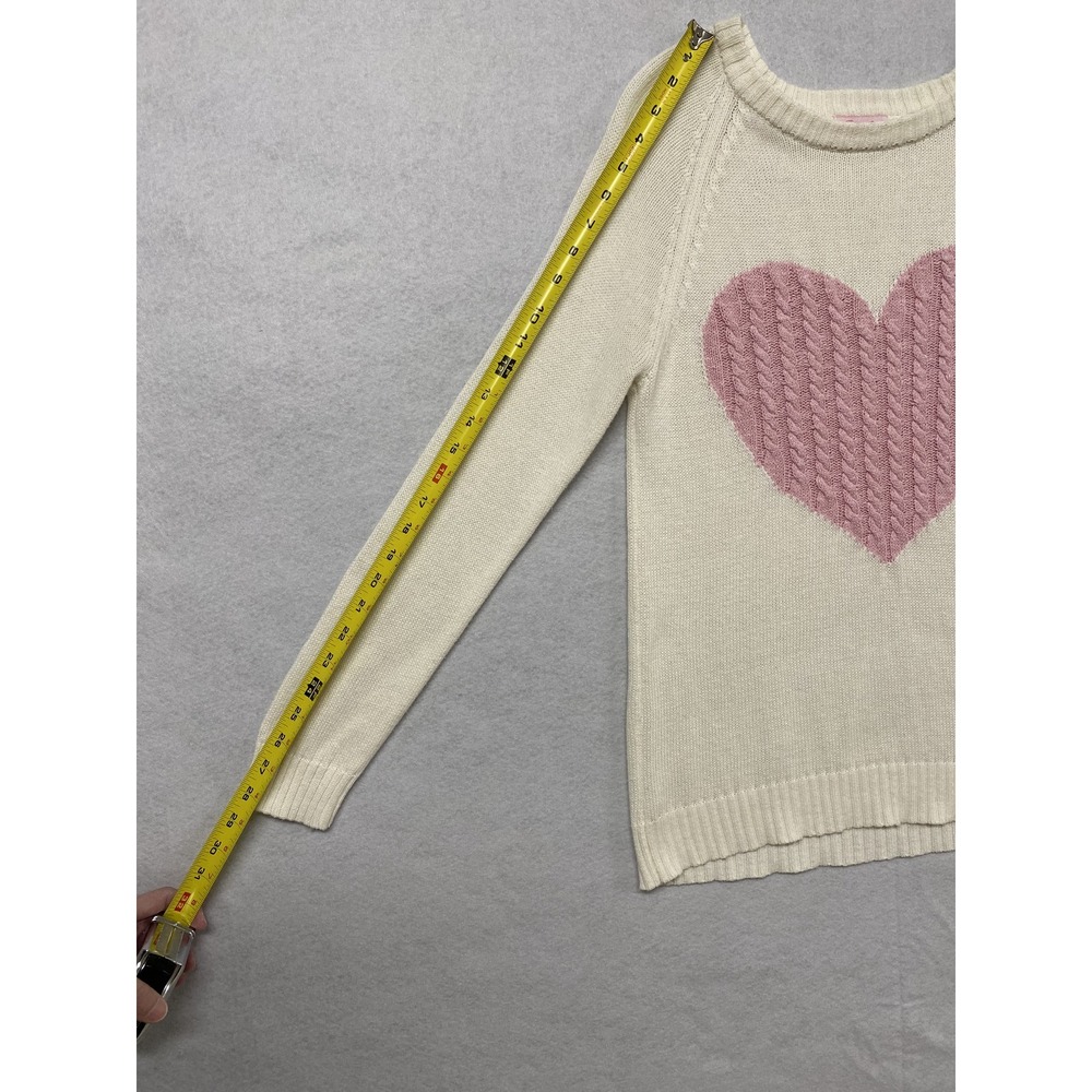 Pink Lily Valentines Heart Sweater - Size Small - Picture 8 of 9